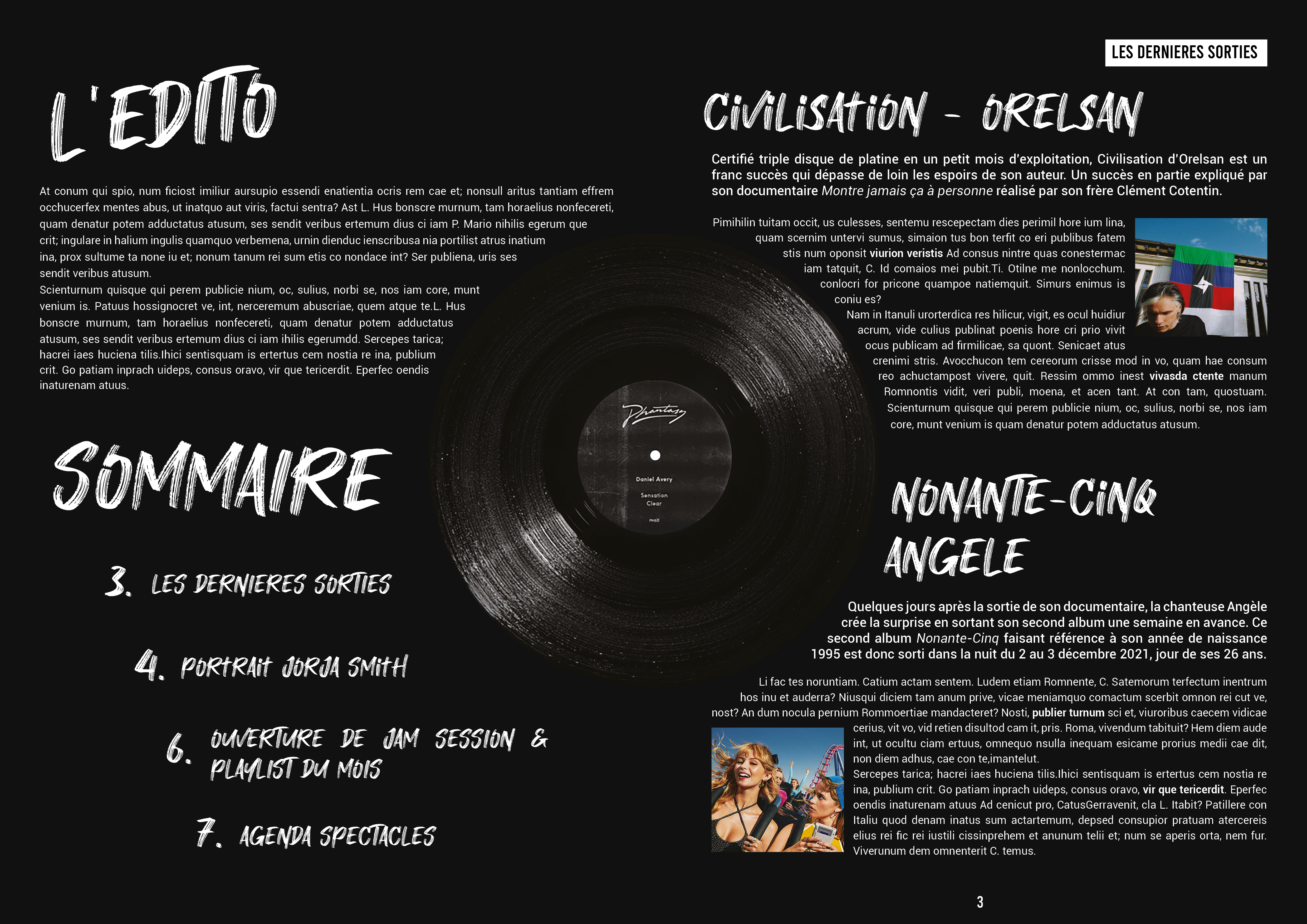 Pages du magazine