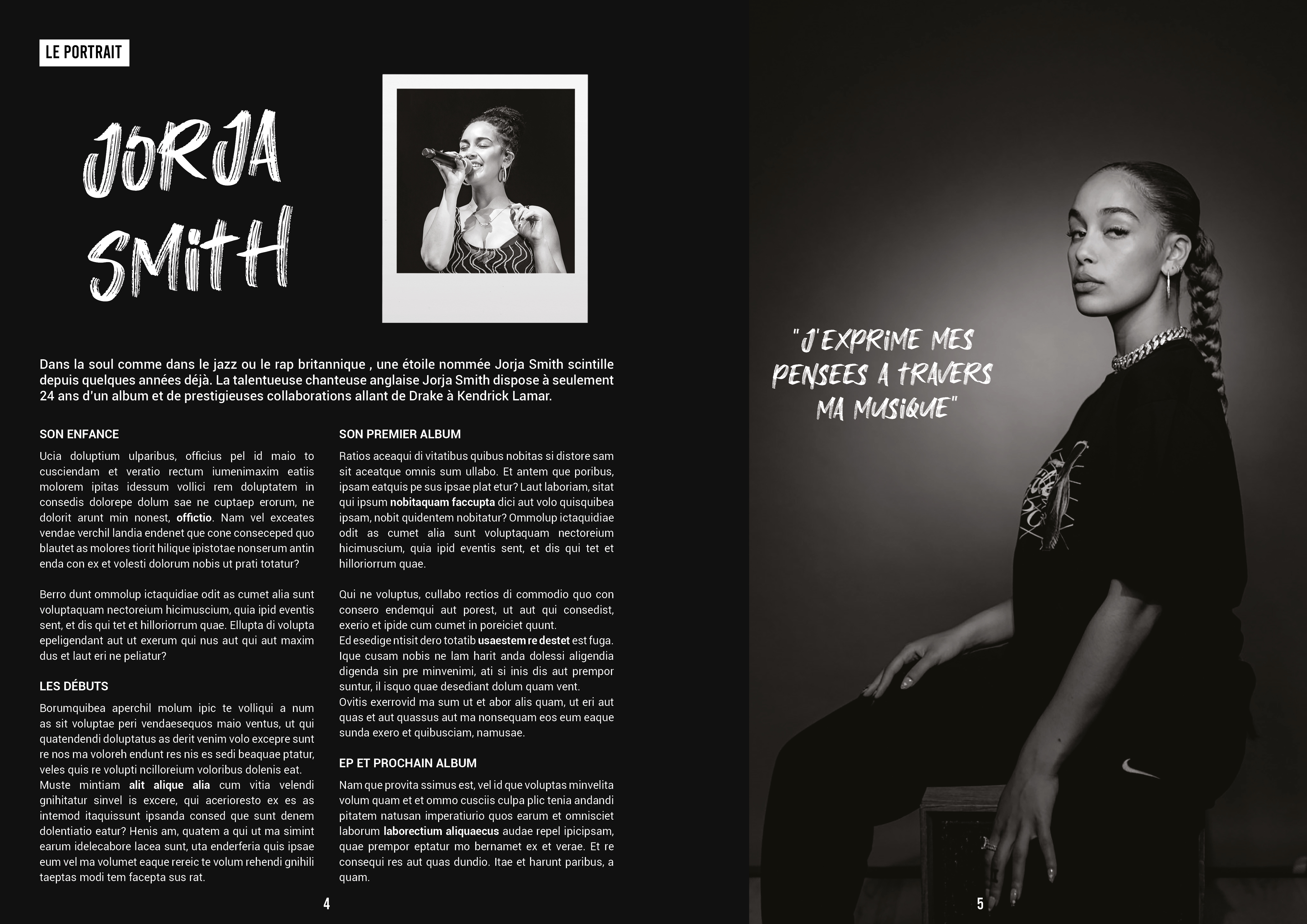 Pages du magazine